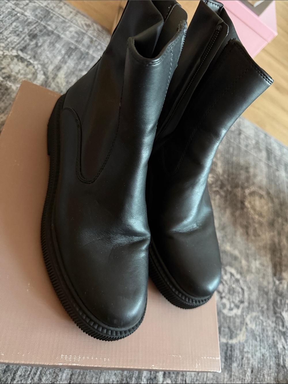 Women’s Franco Sarto A-Jinta Black Ankle Boots